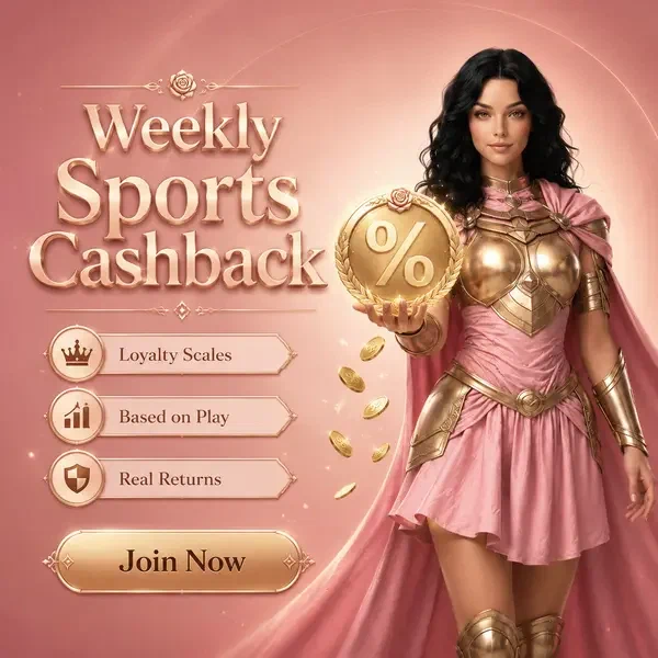 Rose Knight presenteert sportweddenschappen cashback bij Weekly Sports Cashback System portaal