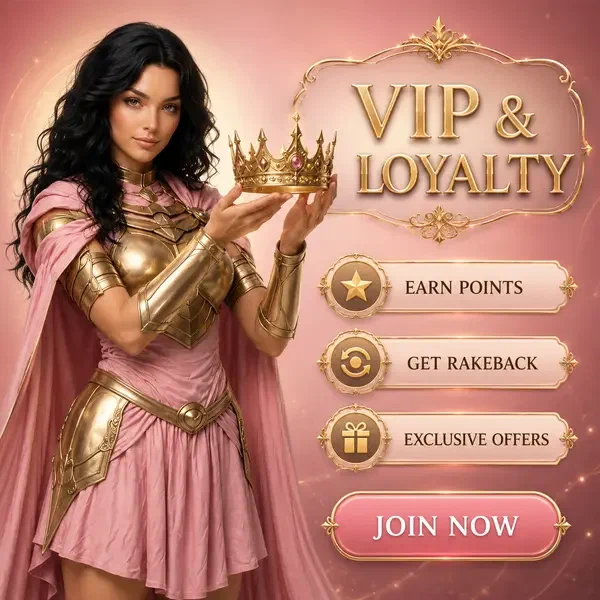 Rose Knight toont gouden kroon bij Spin Sahara VIP programma met exclusieve loyaliteitsbeloningen